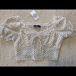 Poka Dot Crop Top
